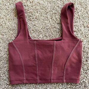Glyder Burgundy Sports Bra